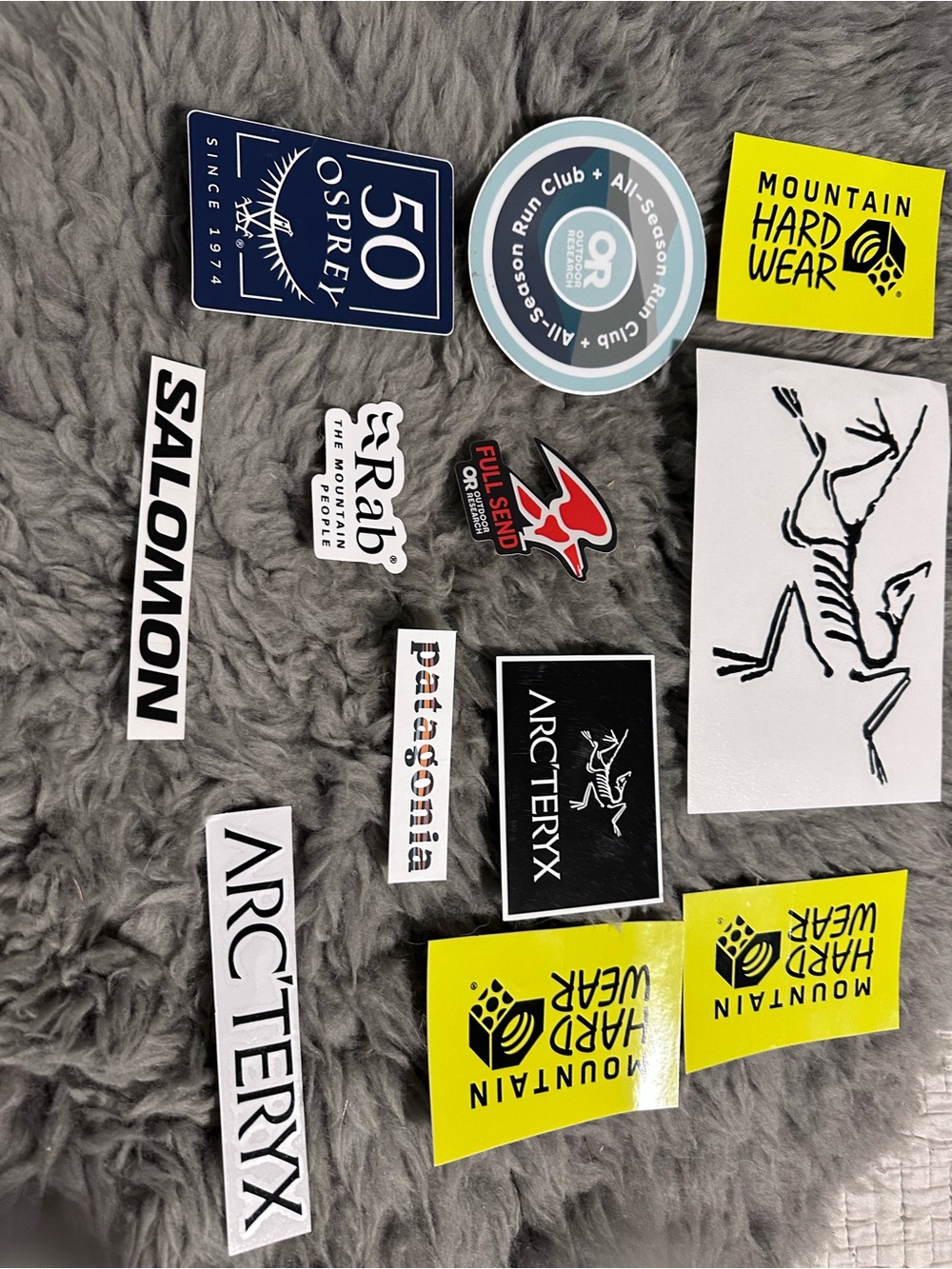Outdoor Brand Sticker Bundle